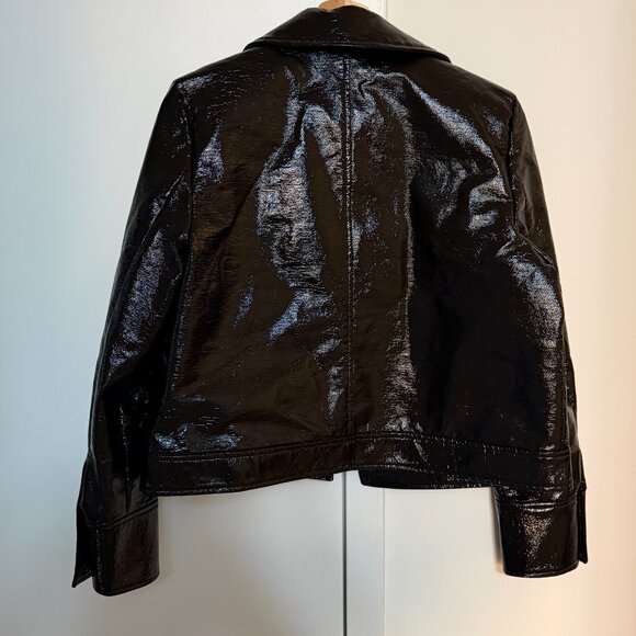 Sezane Terry Jacket Black Size 38 - Picture 3 of 3